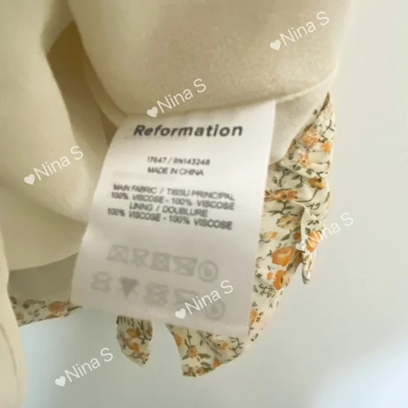 Reformation Esther Dress in Lima - Picture 6 of 6